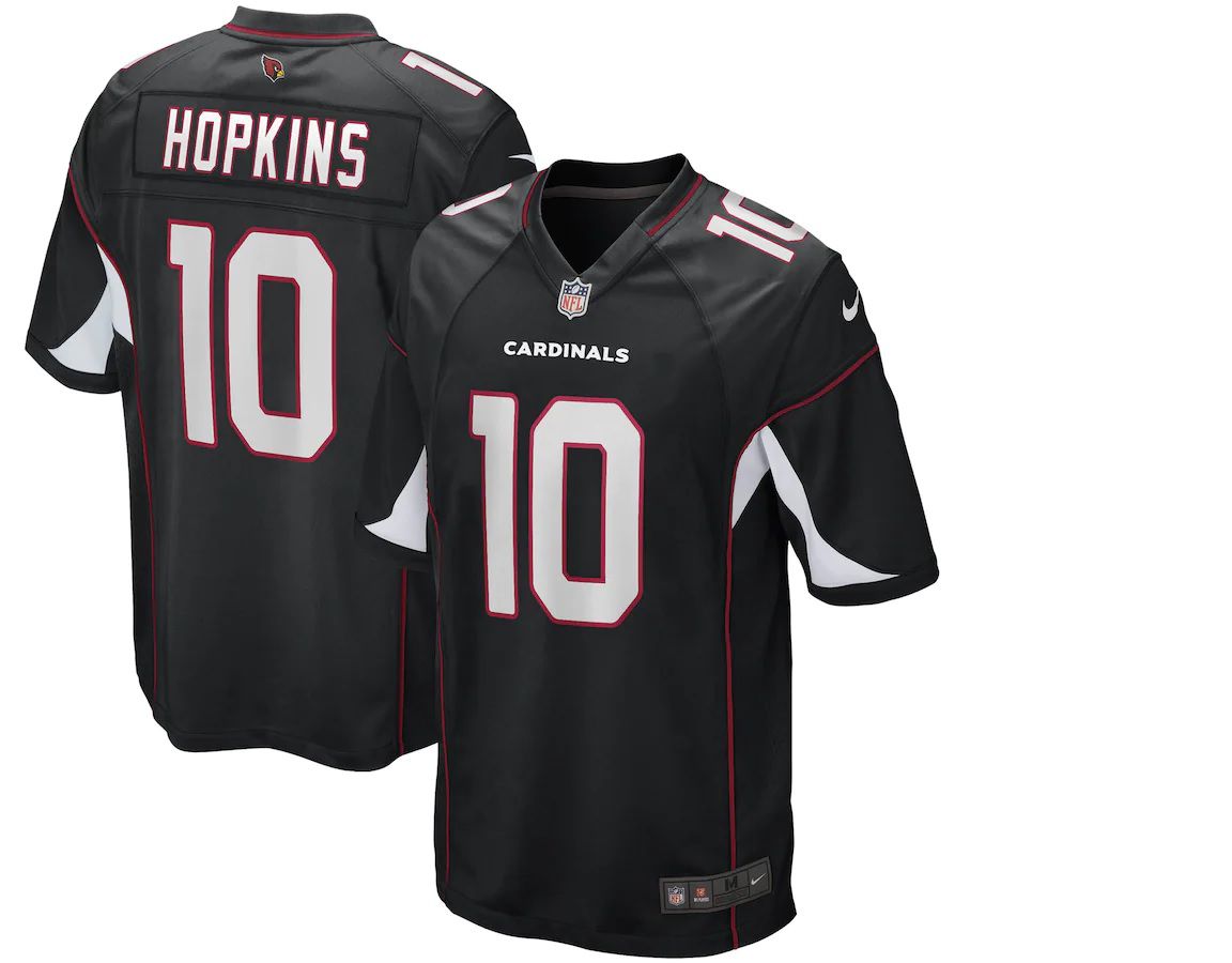 Men Arizona Cardinals #10 DeAndre Hopkins Nike Black Game NFL Jersey->arizona cardinals->NFL Jersey